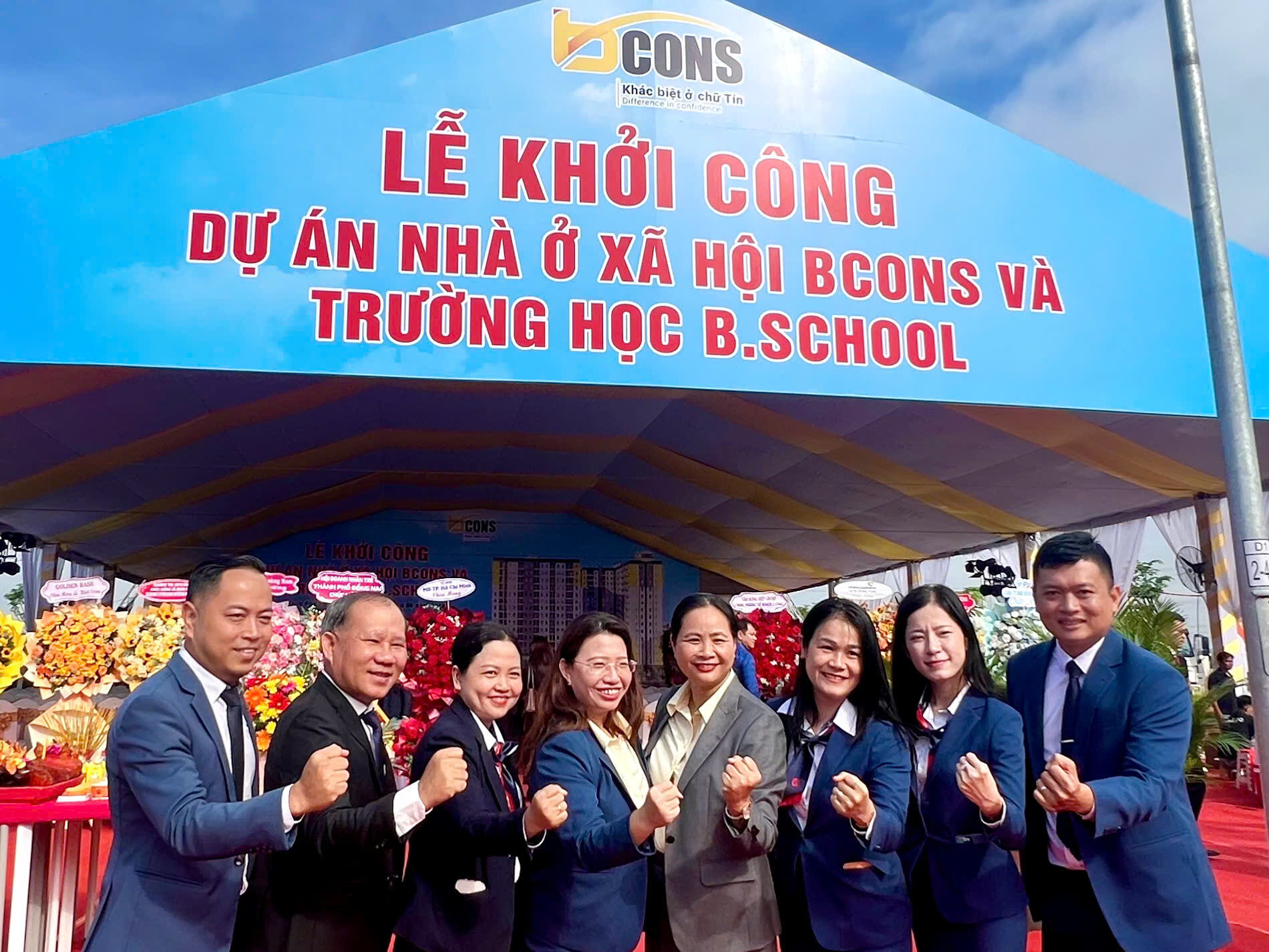 Sao Kim Land Tại Lễ Khởi Công Trường Mầm Non B.school