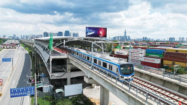 Tàu Metro Bến Thành - Suối Tiên. Nguồn: CafeF.