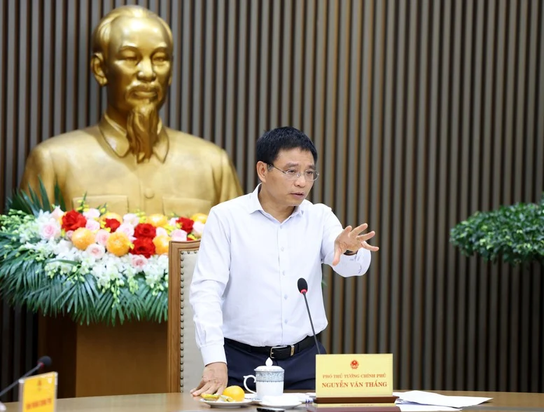 Phó Thủ tướng Nguyễn Văn Thắng yêu cầu giảm lãi suất cho vay. Ảnh: chinhphu.vn